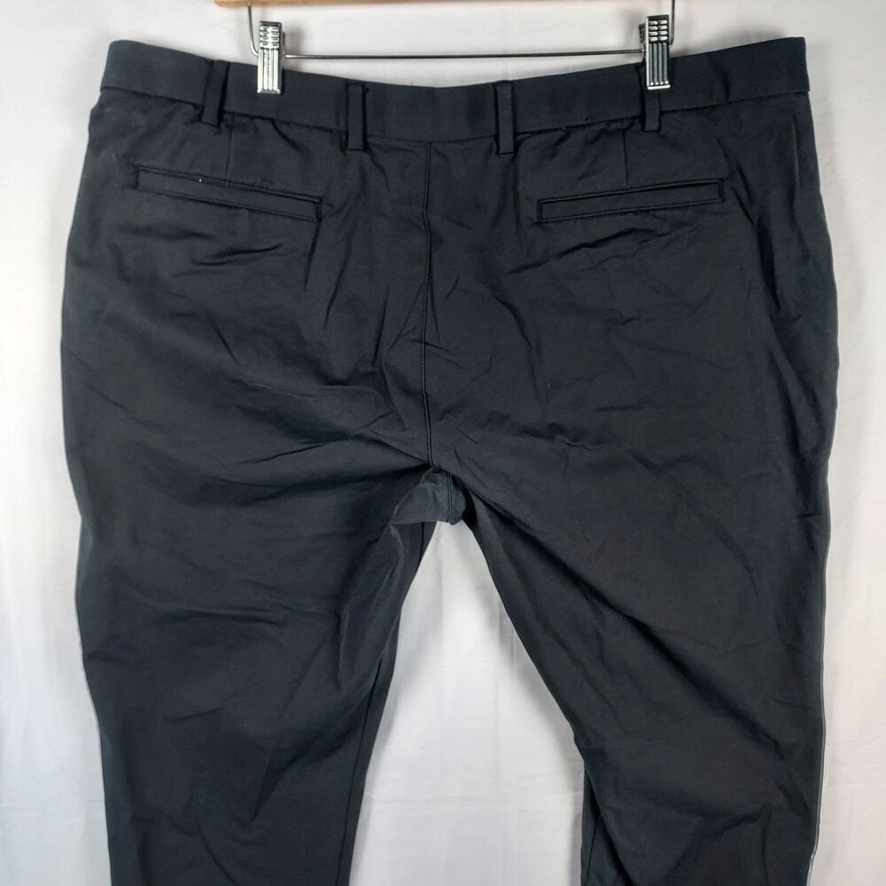 Lauren Ralph Lauren Men’s Stretch Cotton Blend Dress Pants 42x30 Gray Slim Fit - Picture 4 of 11